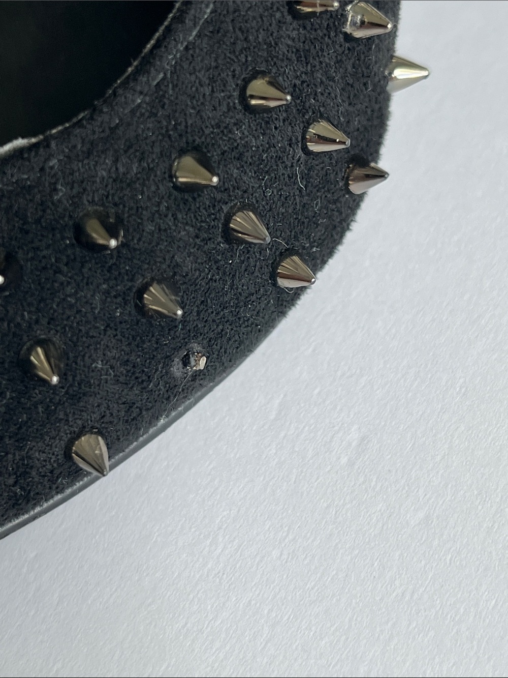Steve Madden Black Studded Pointed-Toe Flats - Picture 6 of 8